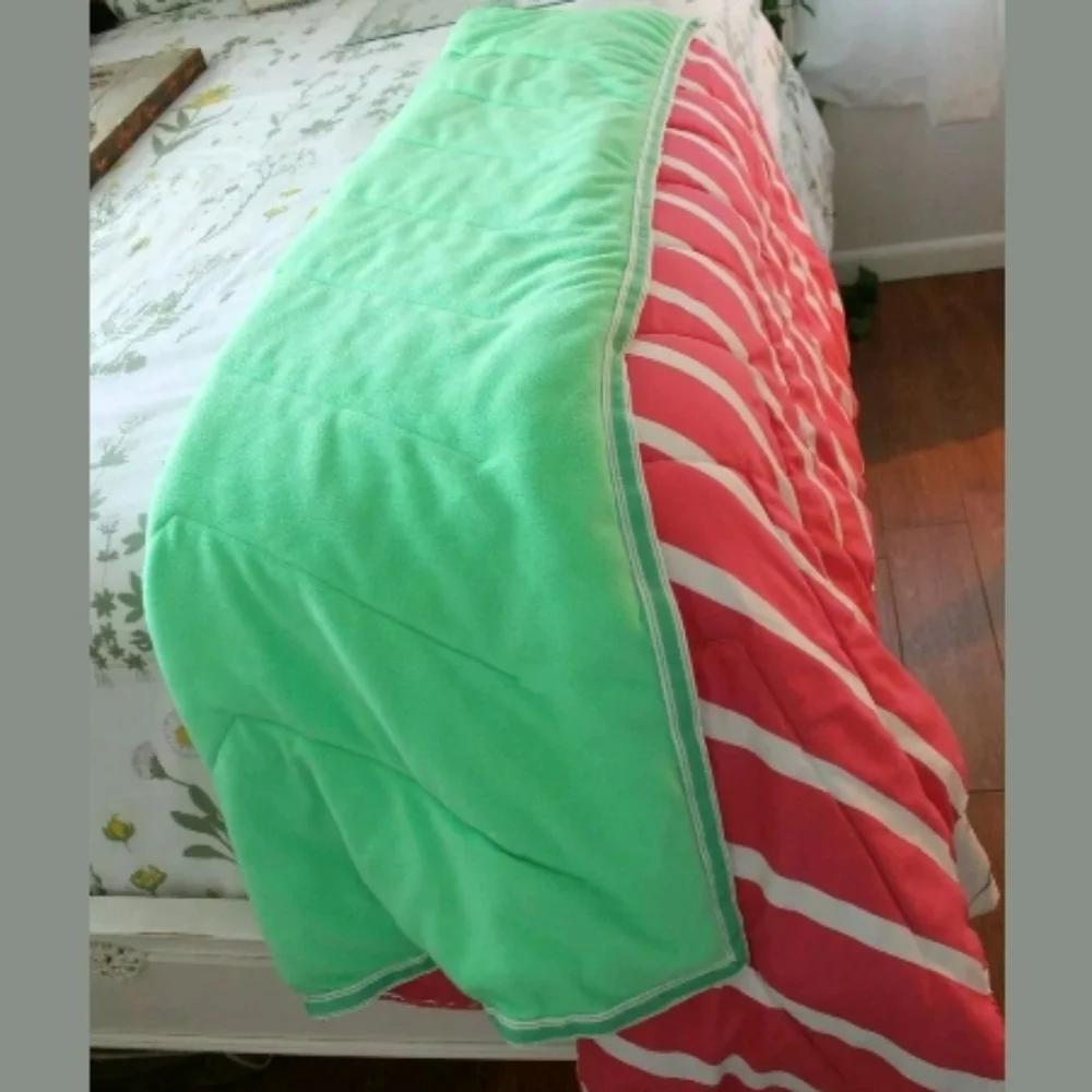 Nautica Kids‎ Nautical Pink/Peach and White Stripes